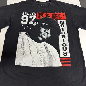 Horizon NY ~Brooklyn 97 Notorious Big ~Hip Hop Legend~ Black Tshirt
Adult Medium